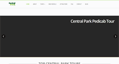 Desktop Screenshot of centralparktours.net