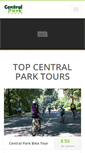 Mobile Screenshot of centralparktours.net