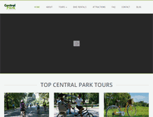 Tablet Screenshot of centralparktours.net